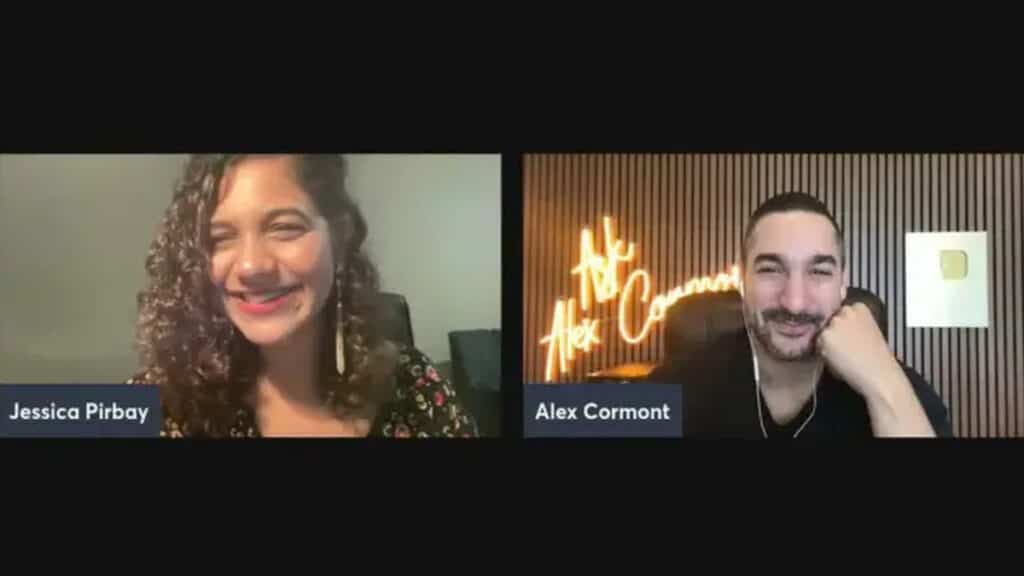 Jessica Pirbay en entretien vidéo avec Alex Cormont